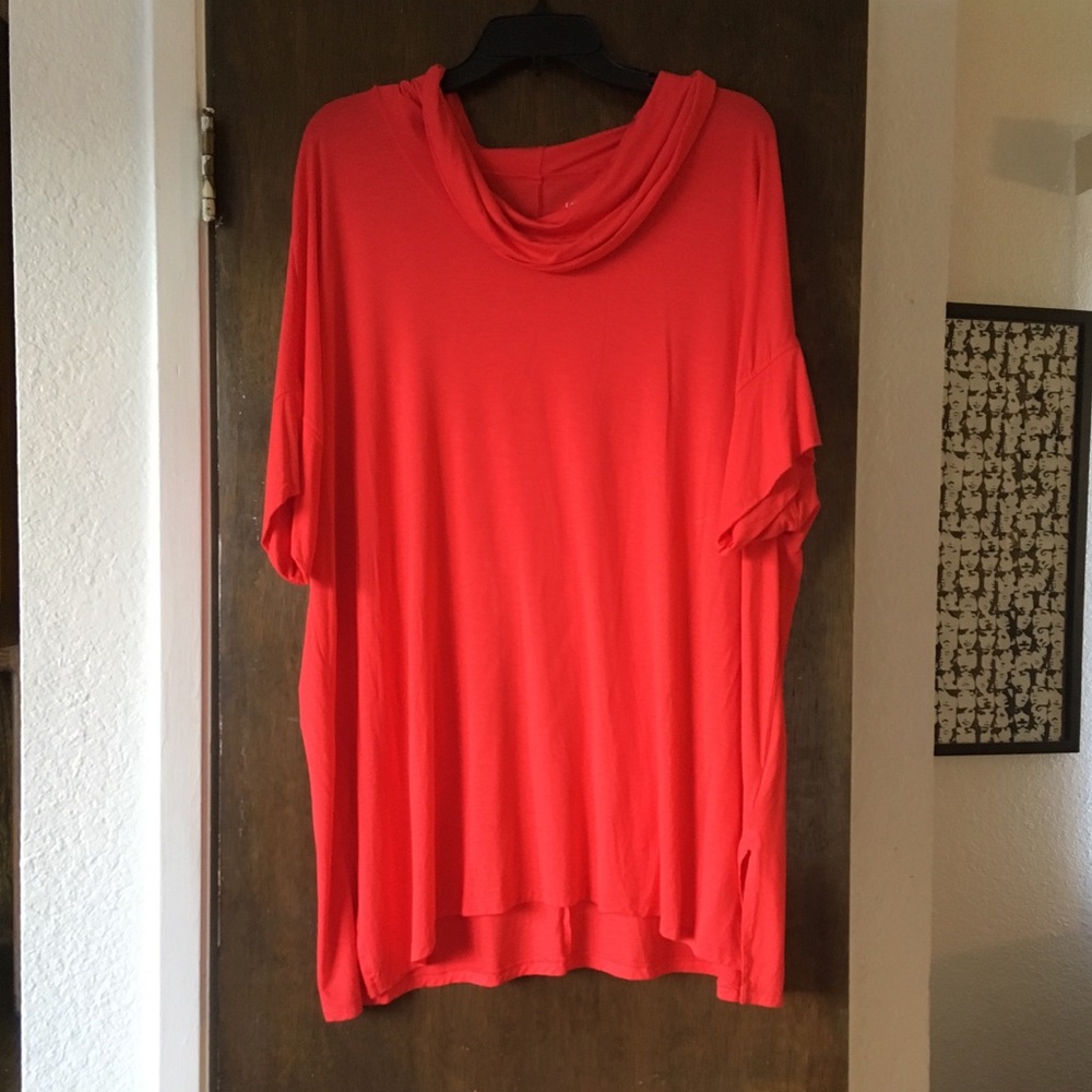2X Cowel Neck Lands End Top